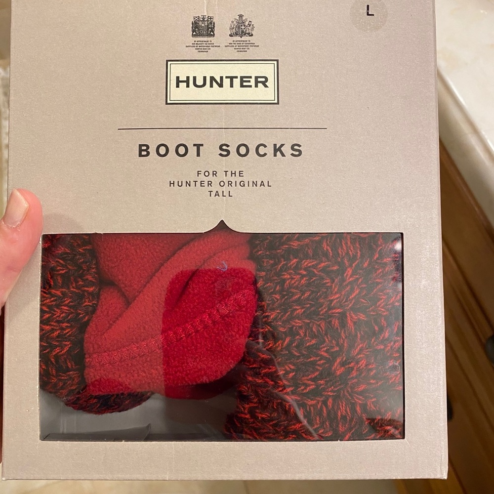 Brand new hunter boot socks
